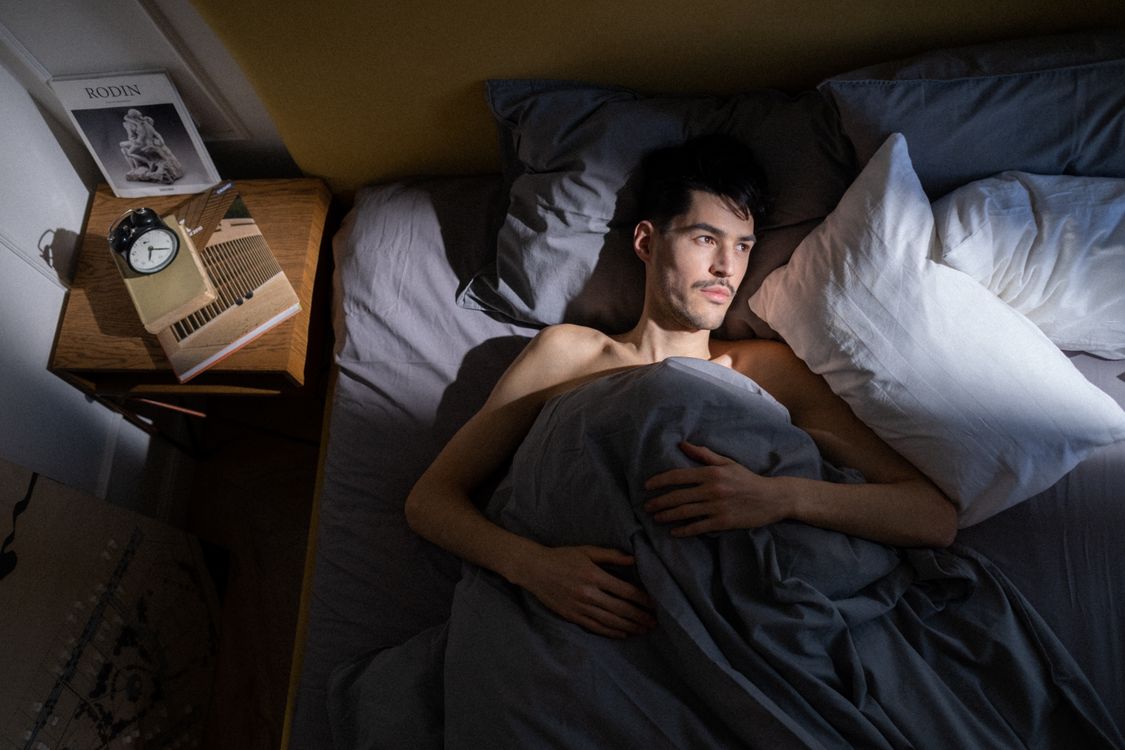 Bedroom morning light - preparing for anal sex for the first time