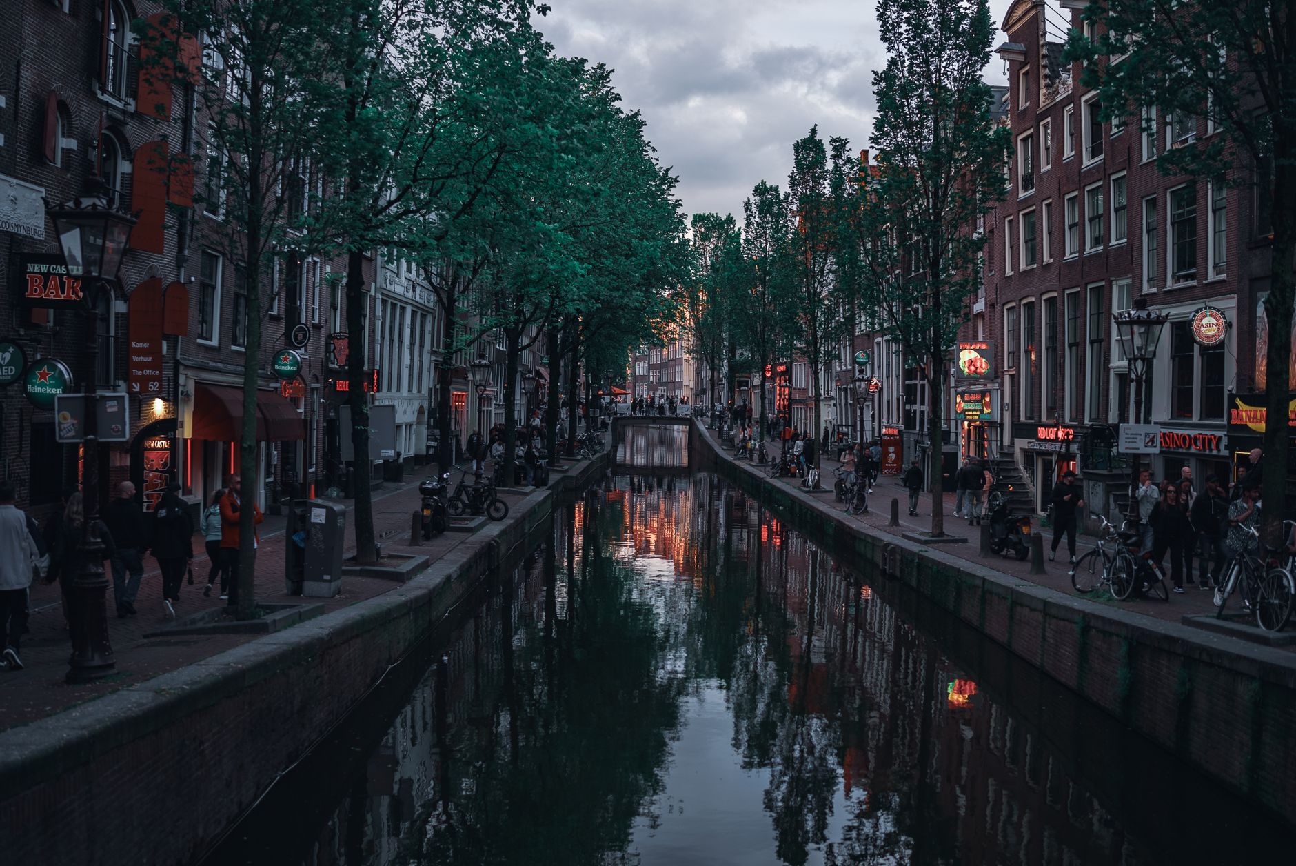 Amsterdam street life and canal, locals and tourists in the city, Loaded Edit gay cruising guide